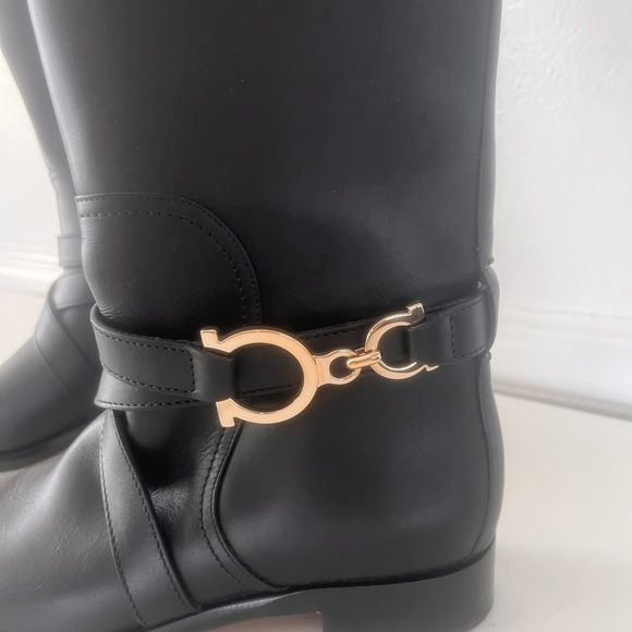 Salvatore ferragamo riding boots size 6 NWT - Picture 2 of 14